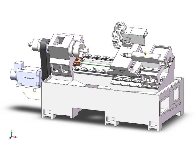 H5050 SLANT CAMA CNC TORNO