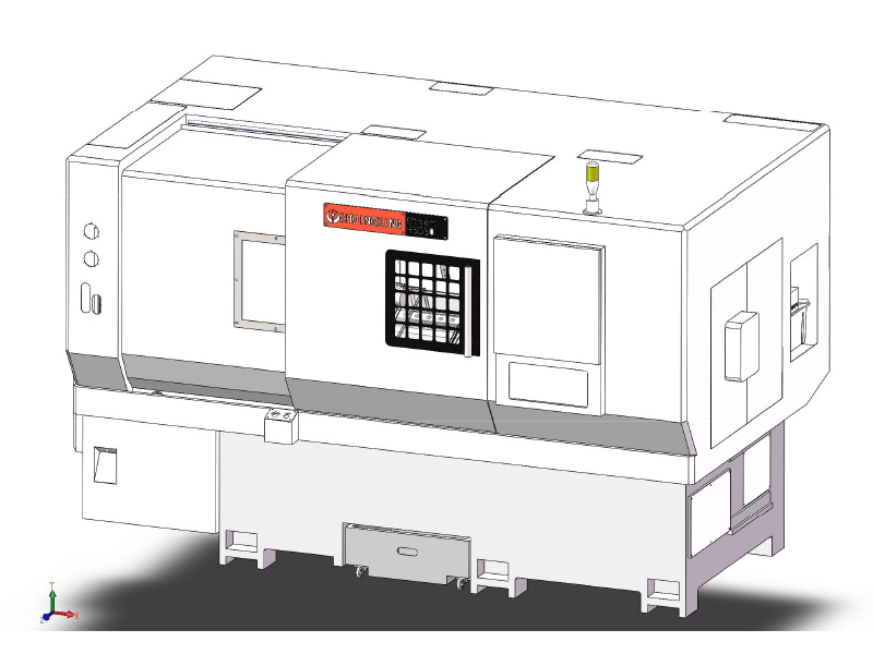 H5050 SLANT CAMA CNC TORNO