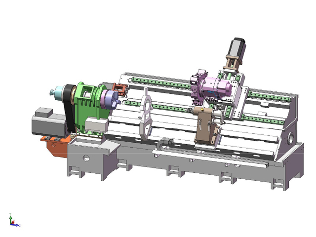 HTB5100 SLANT CAMA CNC TORNO