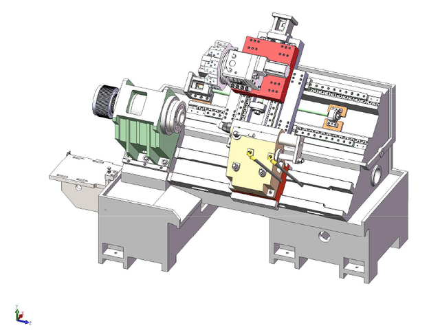 HTB450A SLANT CAMA CNC TORNO