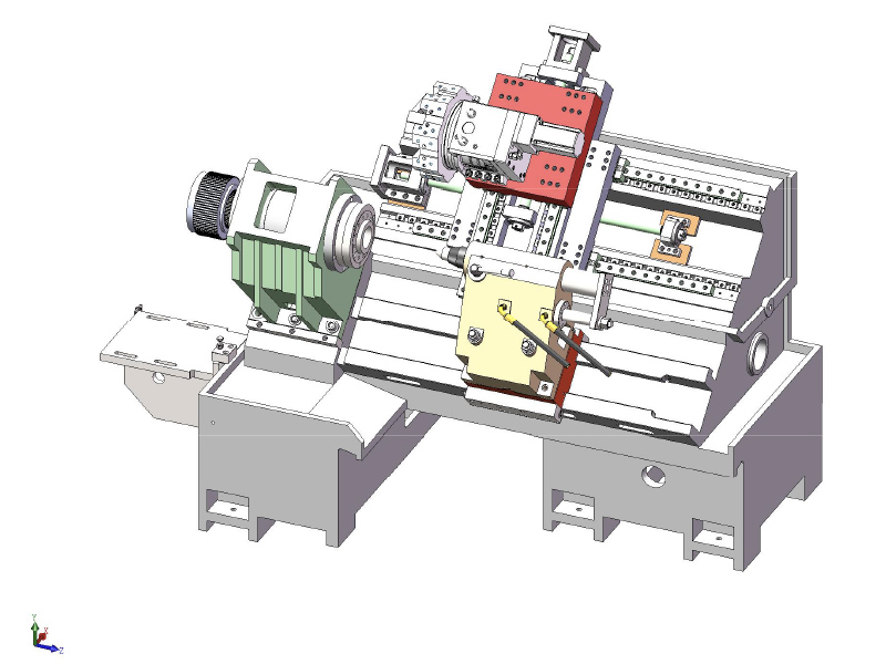 HTB450A SLANT CAMA CNC TORNO