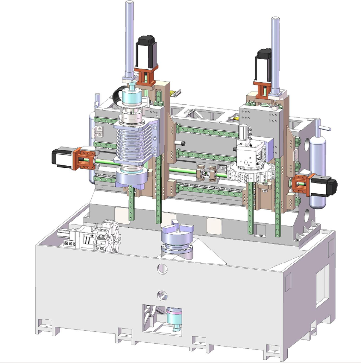 GV400/GV500 COMBACIÓN VERTICA INVERTADA Centro de giro CNC
