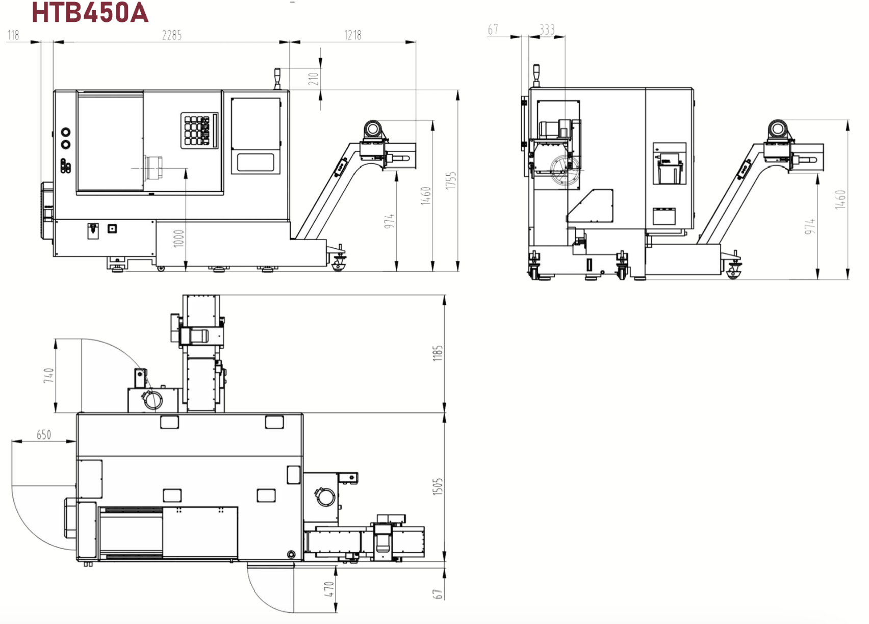 Diseño de máquina HTB450A 1018