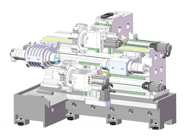 GS42 Double Spindle y Double Spindle CNC Torne