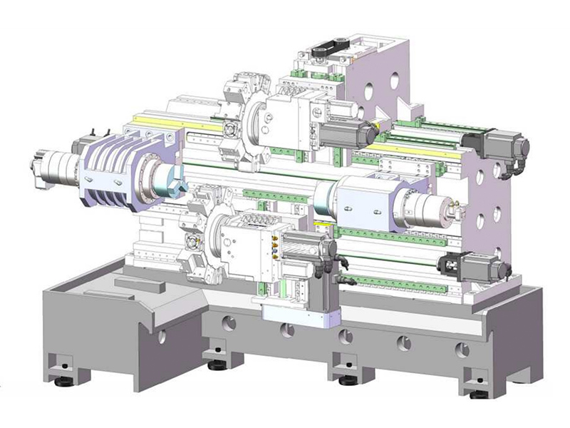 GS42 Double Spindle y Double Spindle CNC Torne