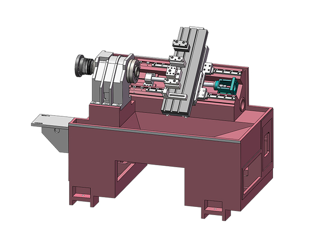 HTC350 SLANT CAMA CNC TORNO