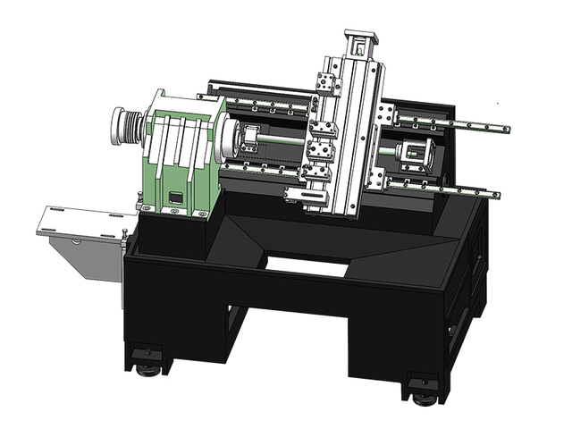 HTC450 SLANT CAMA CNC TORNO